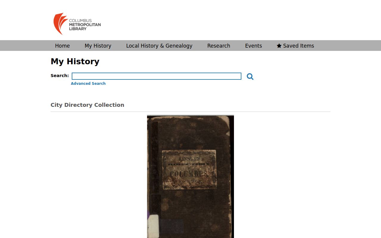 Columbus city directory digital collection in progress